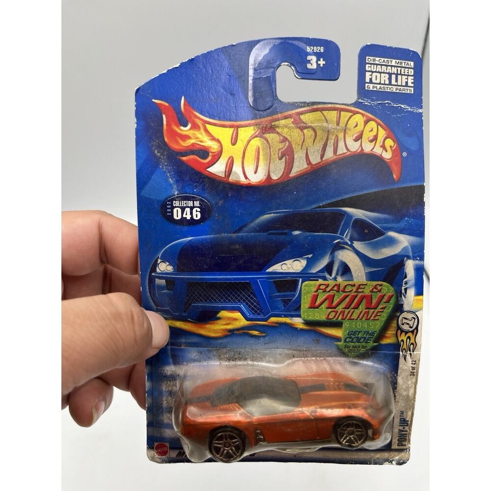 Hot Wheels 2002 First Editions Pony-up #34/42 On Card #046